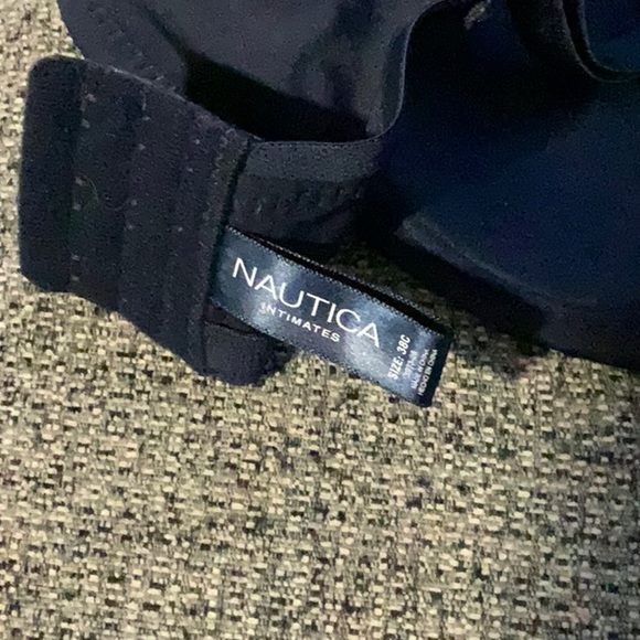 NAUTICA INTIMATES BRA, Size 38C in navy blue🦋 - Picture 2 of 4